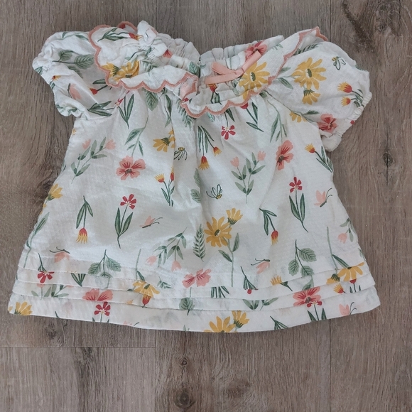 Catherine MaLandrino floral baby dress 6-9 months - Picture 1 of 4